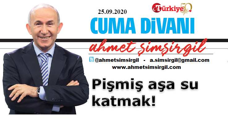 Pişmiş aşa su katmak!